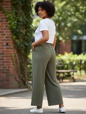 🌻 RW&CO. Wide-Leg High-Rise Pant with Elastic Back #656